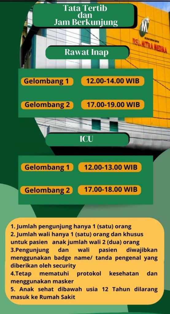 Informasi Jam Kunjungan & Tata Tertib Pasien Rawat Inap