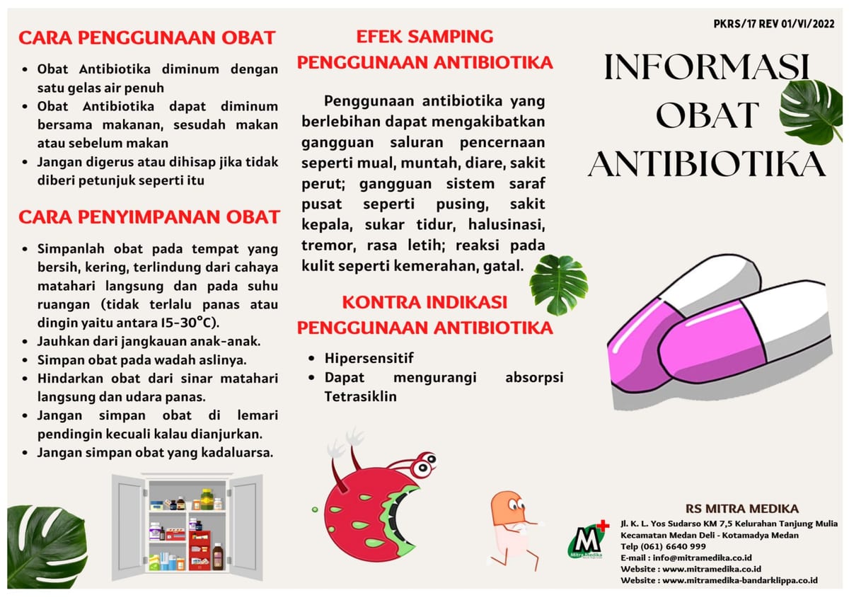Informasi Penting Penggunaan Obat Antibiotik yang Bijak & Tepat